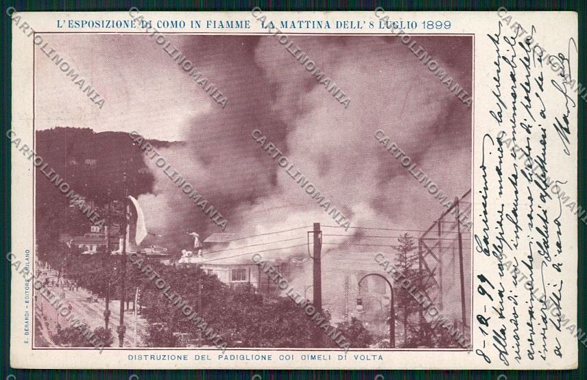 Como Città Volta cartolina QK3040 – fronte