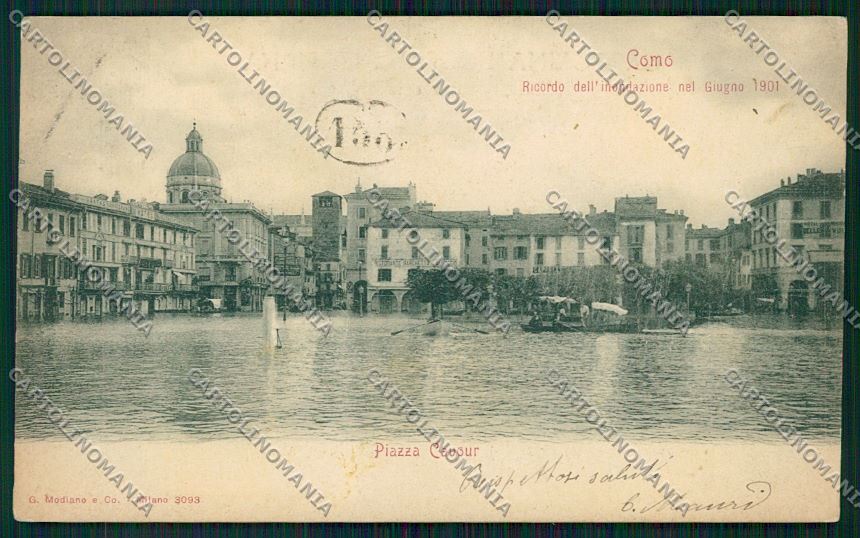 Como Città Alluvione cartolina QK3047 – fronte
