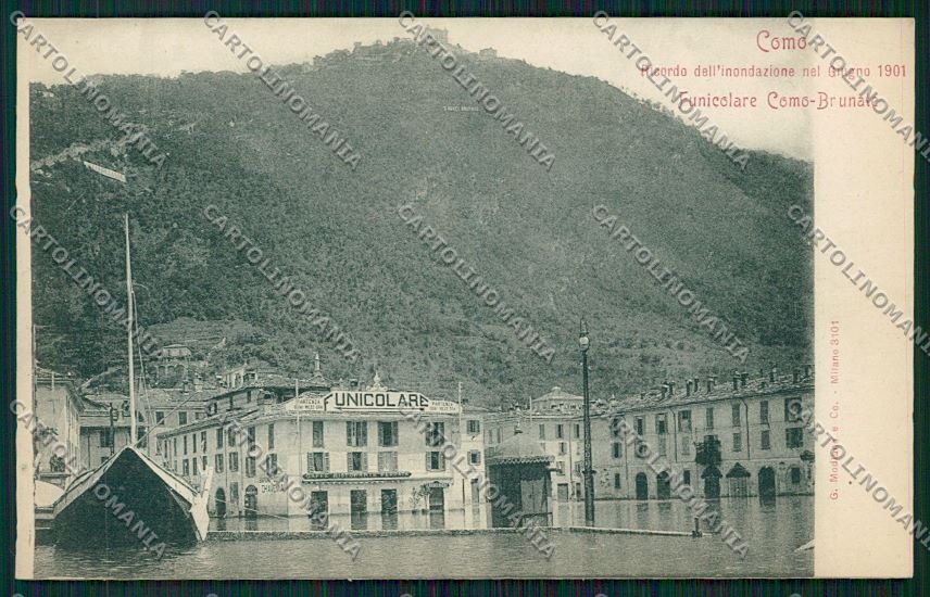 Como Città Alluvione cartolina QK3053 – fronte