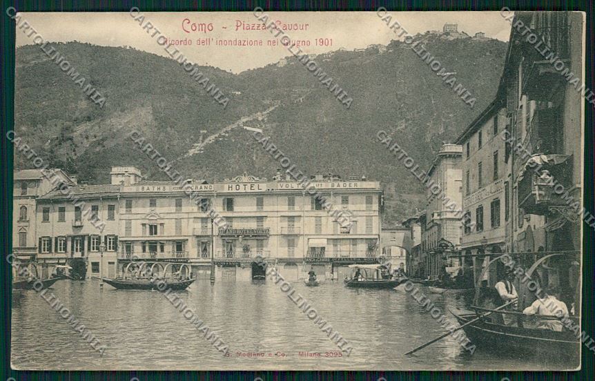 Como Città Alluvione cartolina QK3054 – fronte
