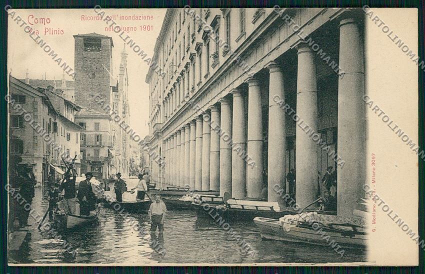 Como Città Alluvione cartolina QK3055 – fronte