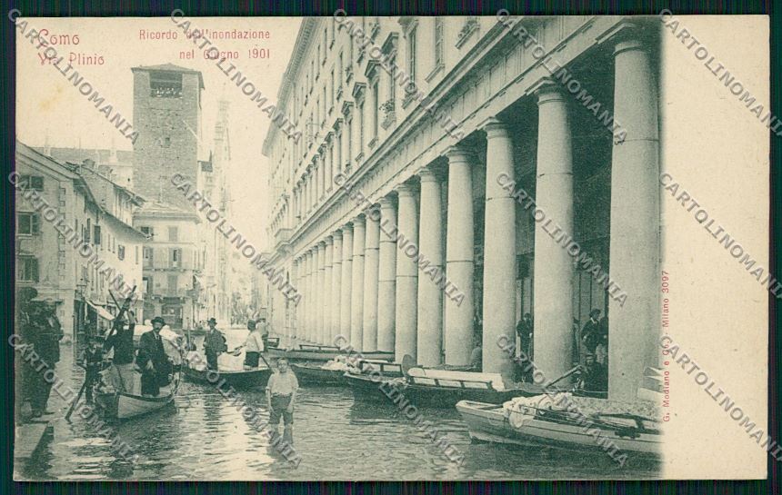 Como Città Alluvione cartolina QK3056 – fronte