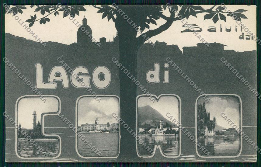 Como Città Saluti da cartolina QK3064 – fronte