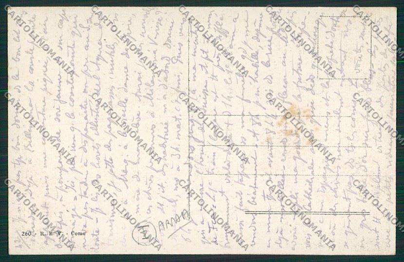 Como Città Saluti a Grande Velocità Treno ABRASA cartolina QK3069 – retro