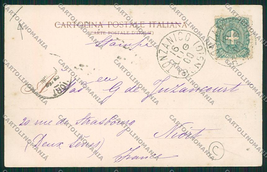 Como Città PIEGHINA cartolina QK3079 – retro
