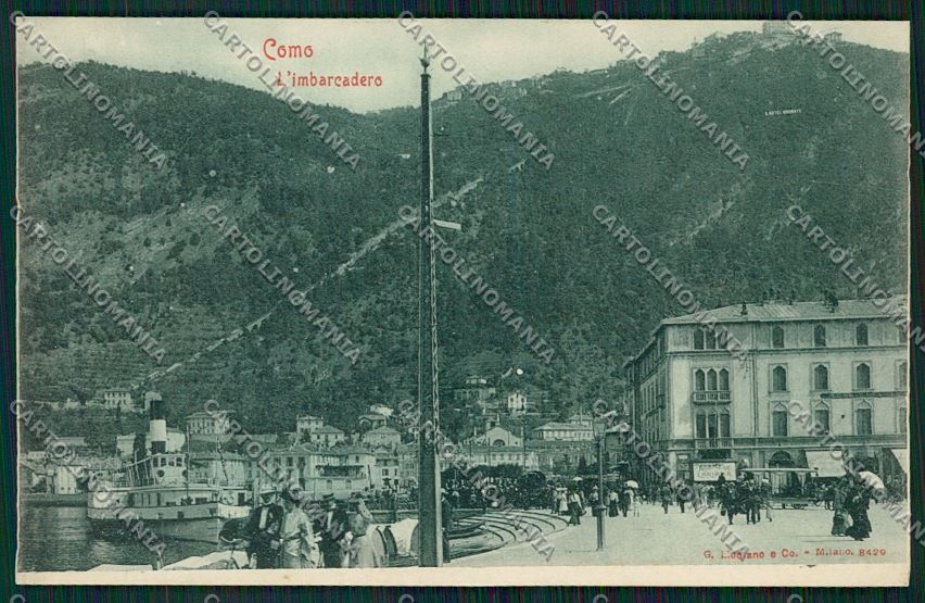 Como Città SCOLLATA cartolina QK3087 – fronte