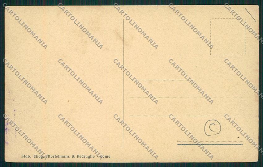 Como Città Battello PIEGHINA cartolina QK3092 – retro