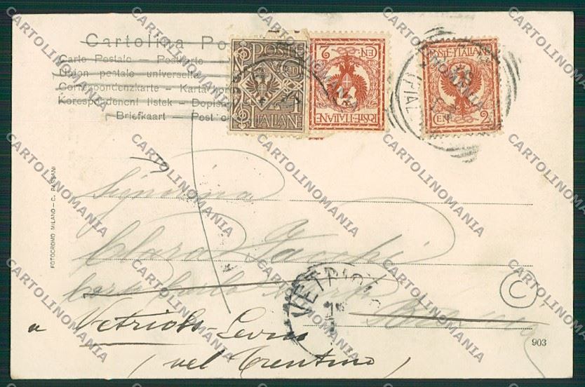 Como Città PIEGA cartolina QK3097 – retro
