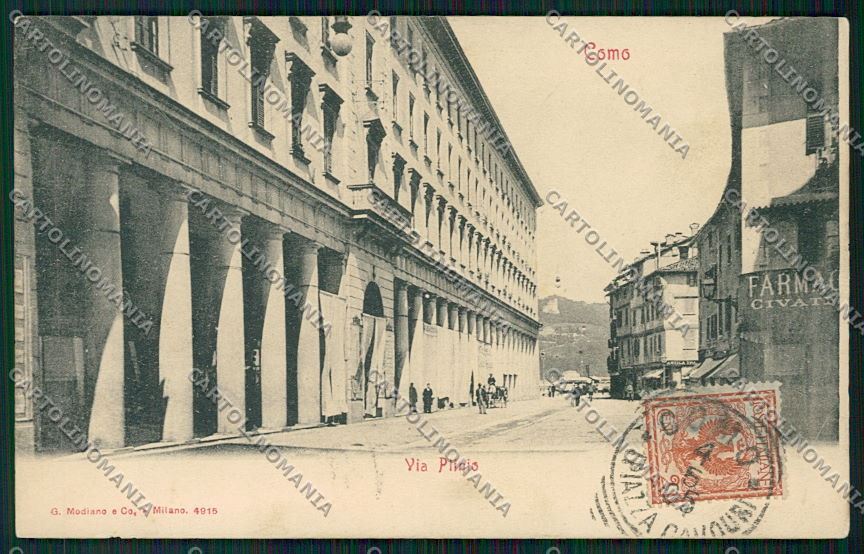 Como Città Farmacia cartolina QK3113 – fronte