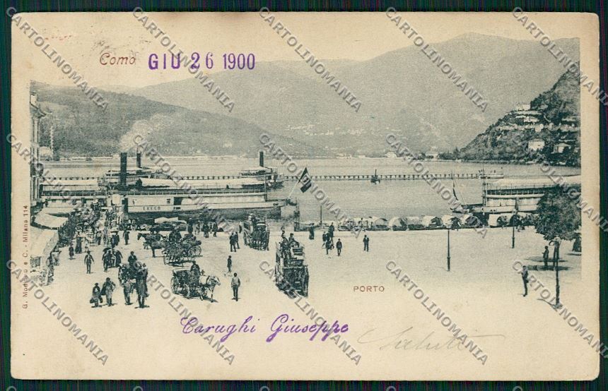Como Città cartolina QK3124 – fronte