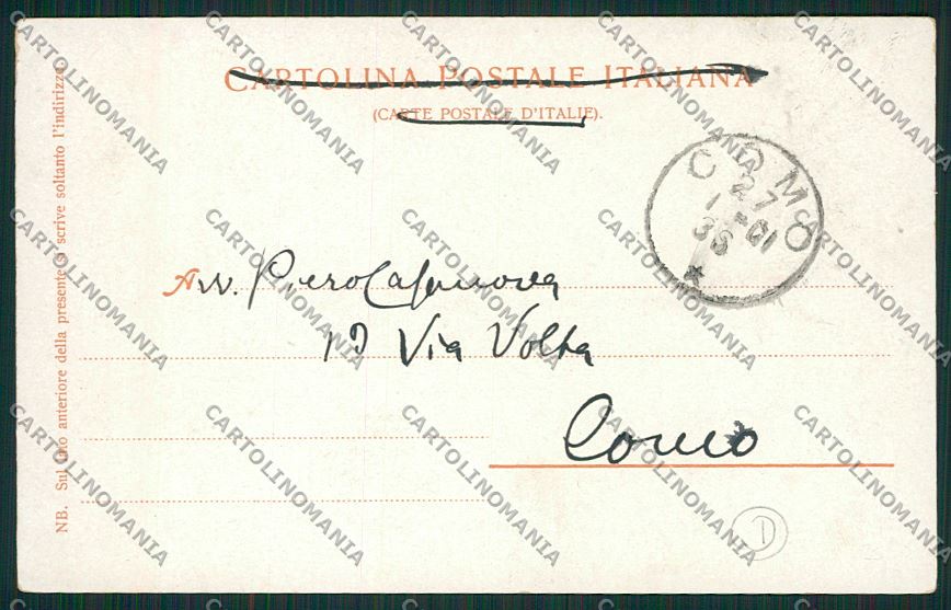 Como Città cartolina QK3125 – retro