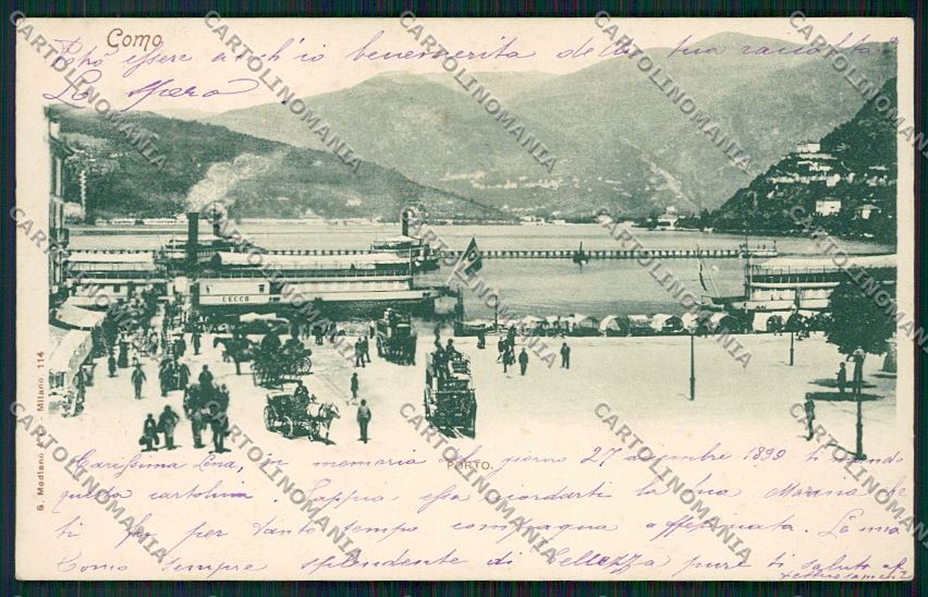 Como Città cartolina QK3128 – fronte