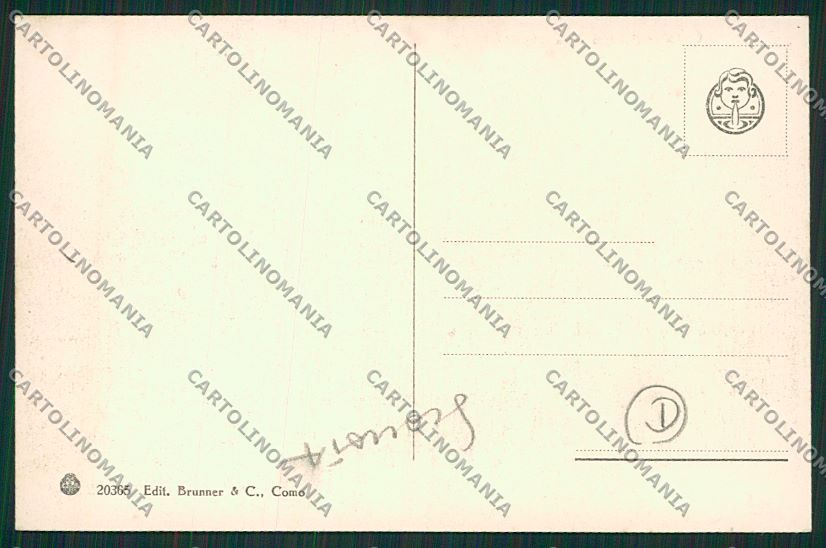 Como Città SCOLLATA cartolina QK3132 – retro