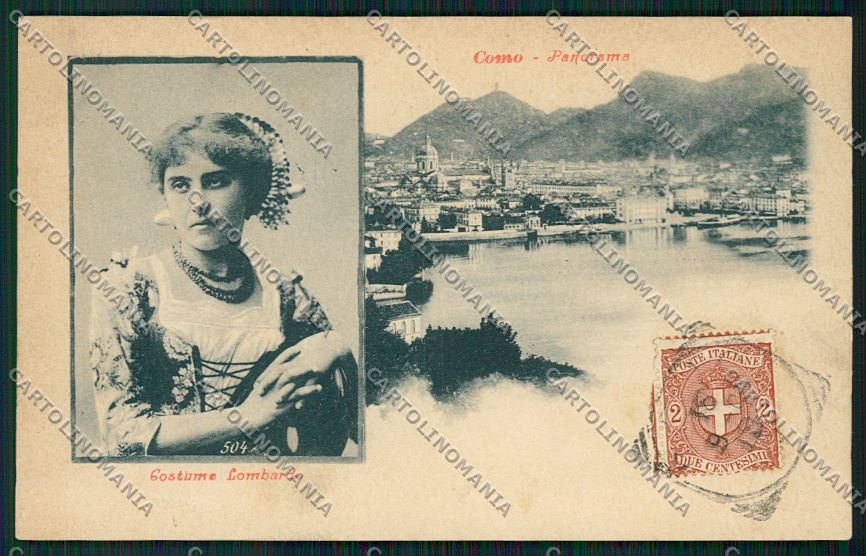 Como Città Costumi cartolina QK3134 – fronte