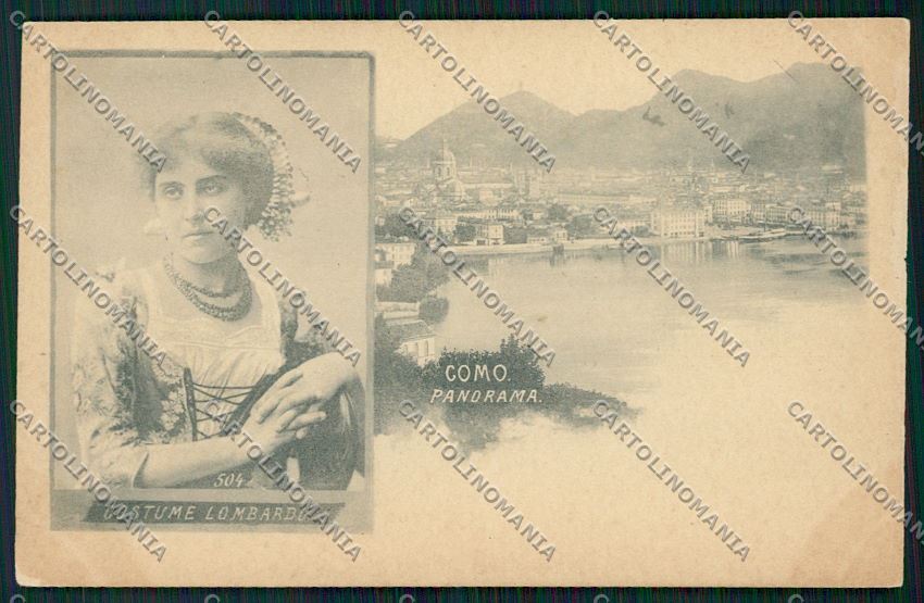 Como Città Costumi cartolina QK3135 – fronte