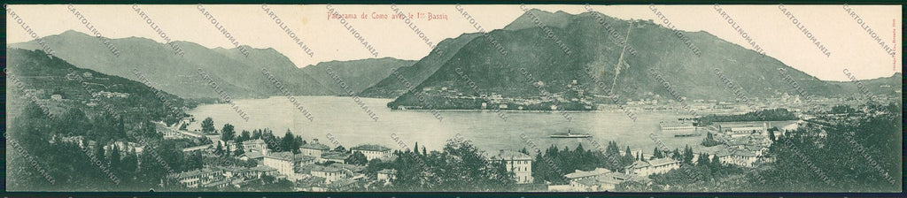 Como Città Tripla Panoramica Foto cartolina QK3141 – fronte