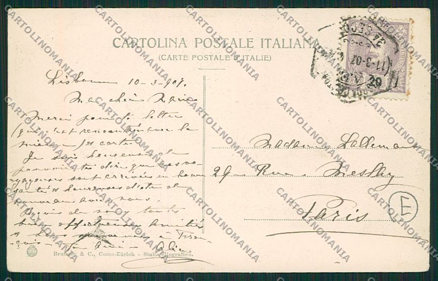 Como Città cartolina QK3147 – retro