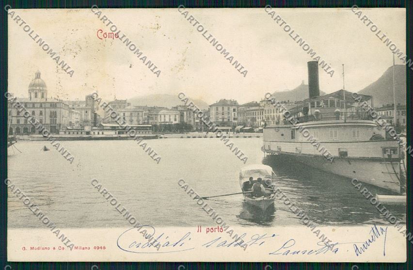 Como Città Battello cartolina QK3156 – fronte