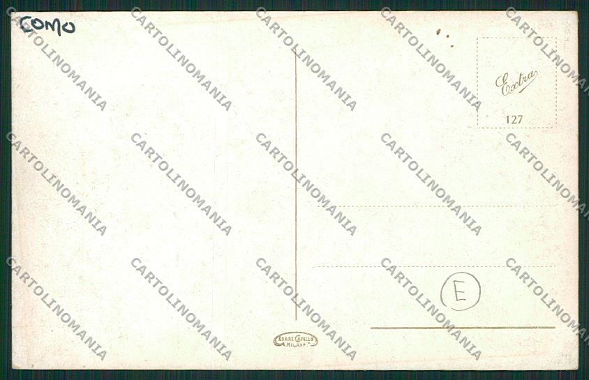 Como Città Tram cartolina QK3161 – retro