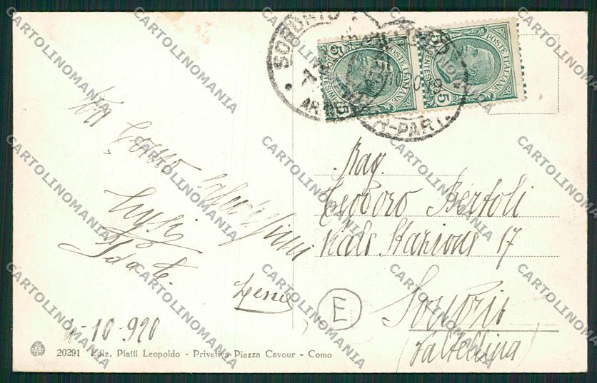 Como Città cartolina QK3164 – retro