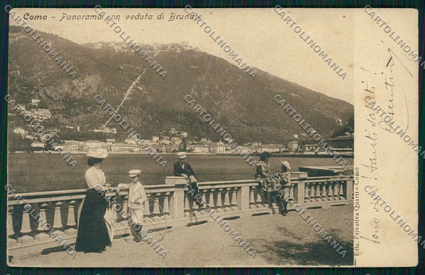 Como Città PIEGA cartolina QK3176 – fronte