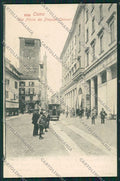 Como Città Tram PIEGHINA cartolina QK3183 – fronte
