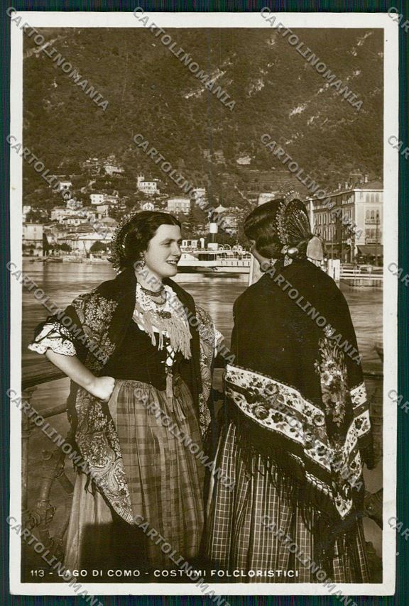 Como Città Costumi Foto cartolina QK3194 – fronte