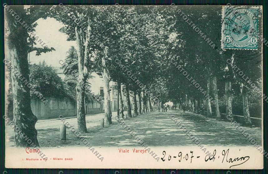 Como Città cartolina QK3207 – fronte