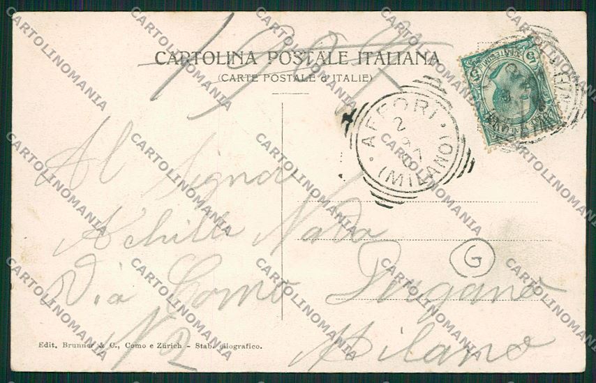 Como Città cartolina QK3209 – retro