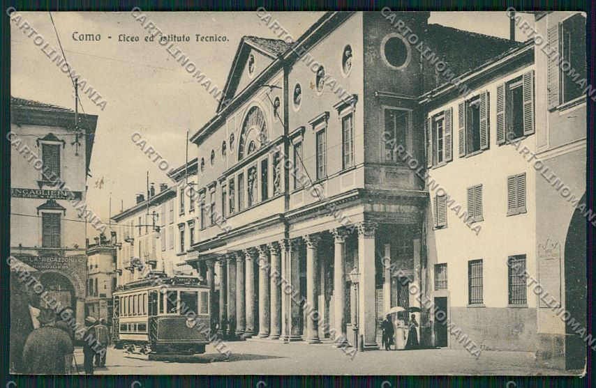 Como Città Tram MACCHIA cartolina QK3238 – fronte