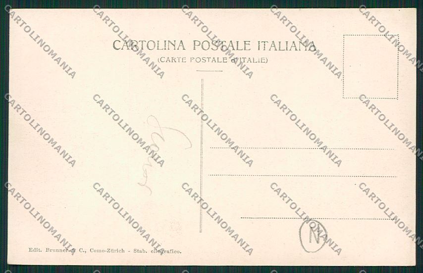 Como Città SCOLLATA cartolina QK3285 – retro
