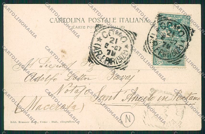 Como Città Buoi cartolina QK3287 – retro