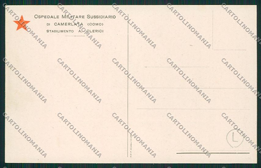 Como Camerlata Ospedale Militare cartolina QK3321 – retro