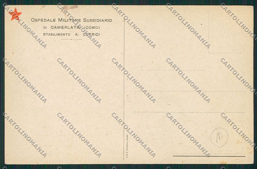 Como Camerlata Ospedale Militare cartolina QK3323 – retro