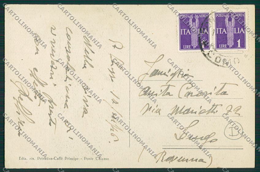 Como Chiasso cartolina QK3328 – retro