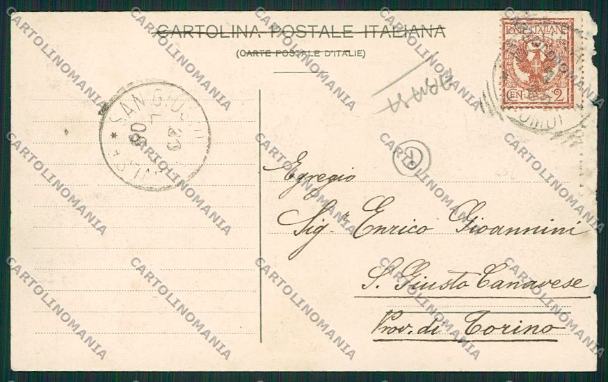 Como Brunate ABRASA cartolina QK3333 – retro