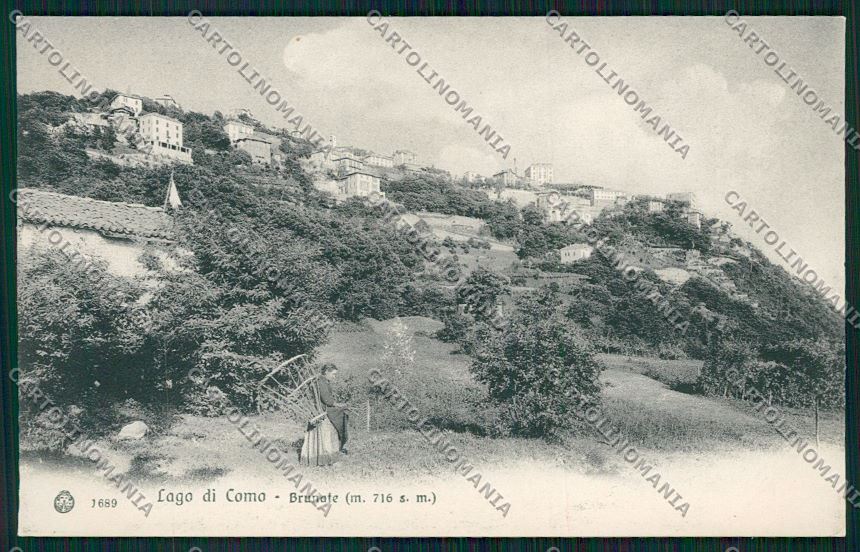 Como Brunate cartolina QK3334 – fronte