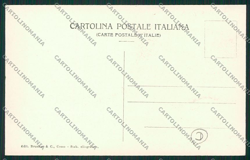 Como Brunate cartolina QK3334 – retro