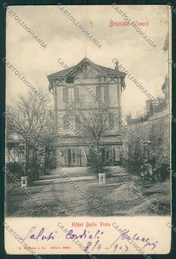 Como Brunate PIEGA cartolina QK3338 – fronte
