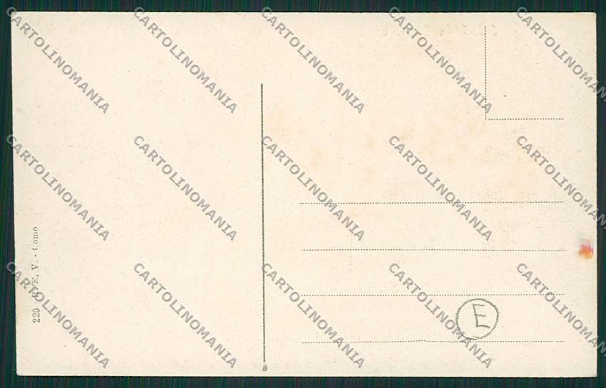 Como Brunate cartolina QK3341 – retro