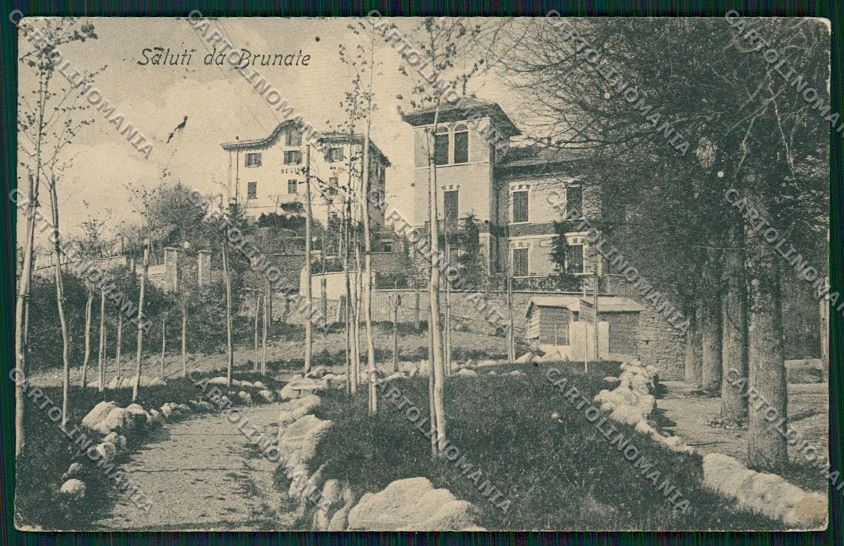Como Brunate cartolina QK3342 – fronte