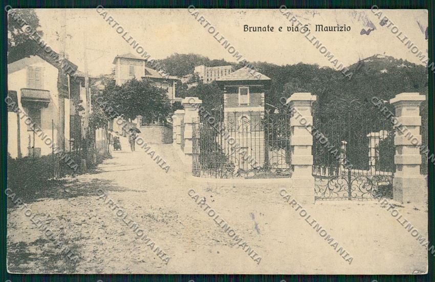 Como Brunate cartolina QK3345 – fronte