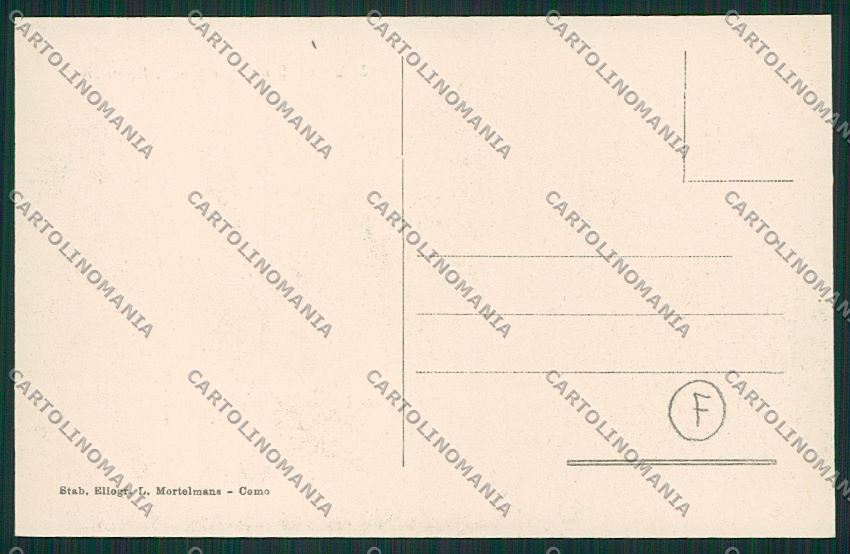 Como Brunate cartolina QK3346 – retro