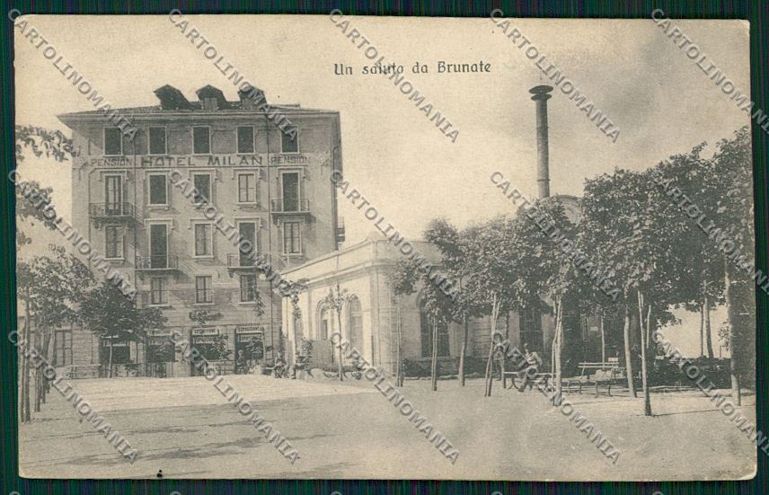 Como Brunate cartolina QK3347 – fronte