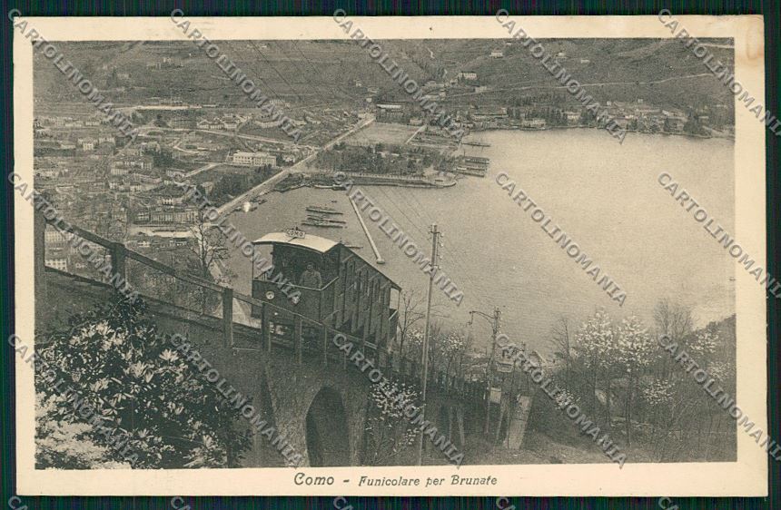 Como Brunate Funicolare ANGOLINO SCOLLATO cartolina QK3353 – fronte