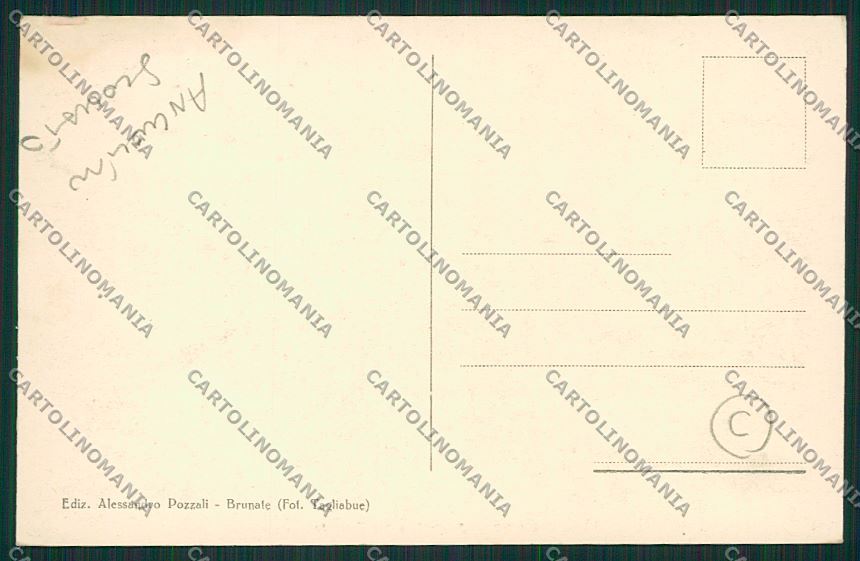 Como Brunate Funicolare ANGOLINO SCOLLATO cartolina QK3353 – retro