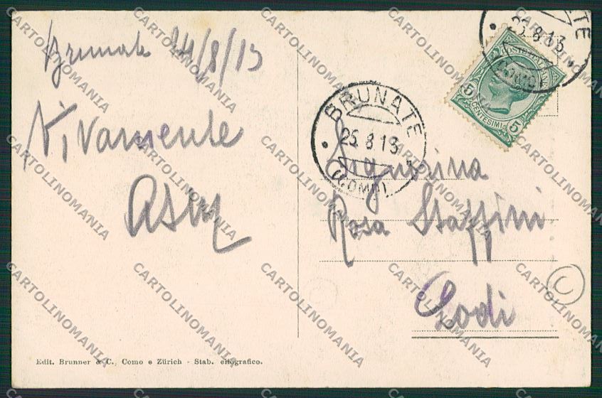 Como Brunate Funicolare cartolina QK3359 – retro