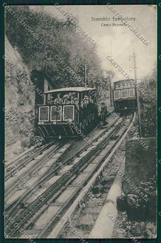 Como Brunate Funicolare cartolina QK3363 – fronte