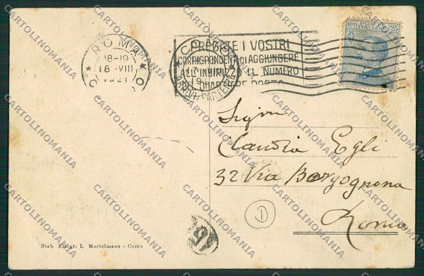 Como Brunate Funicolare PIEGHINA cartolina QK3388 – retro