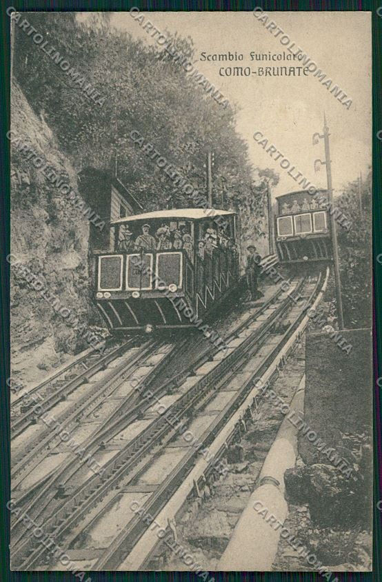 Como Brunate Funicolare cartolina QK3389 – fronte